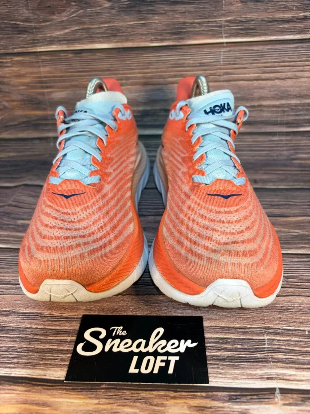 Hoka One One Mach 5‎ Women's Athletic Running Shoes Camellia Peach Size 8